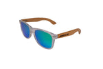 Glasses, Adrenaline Clear Frame Doozer (Mirror Green Lens) - AdrenalineApparel