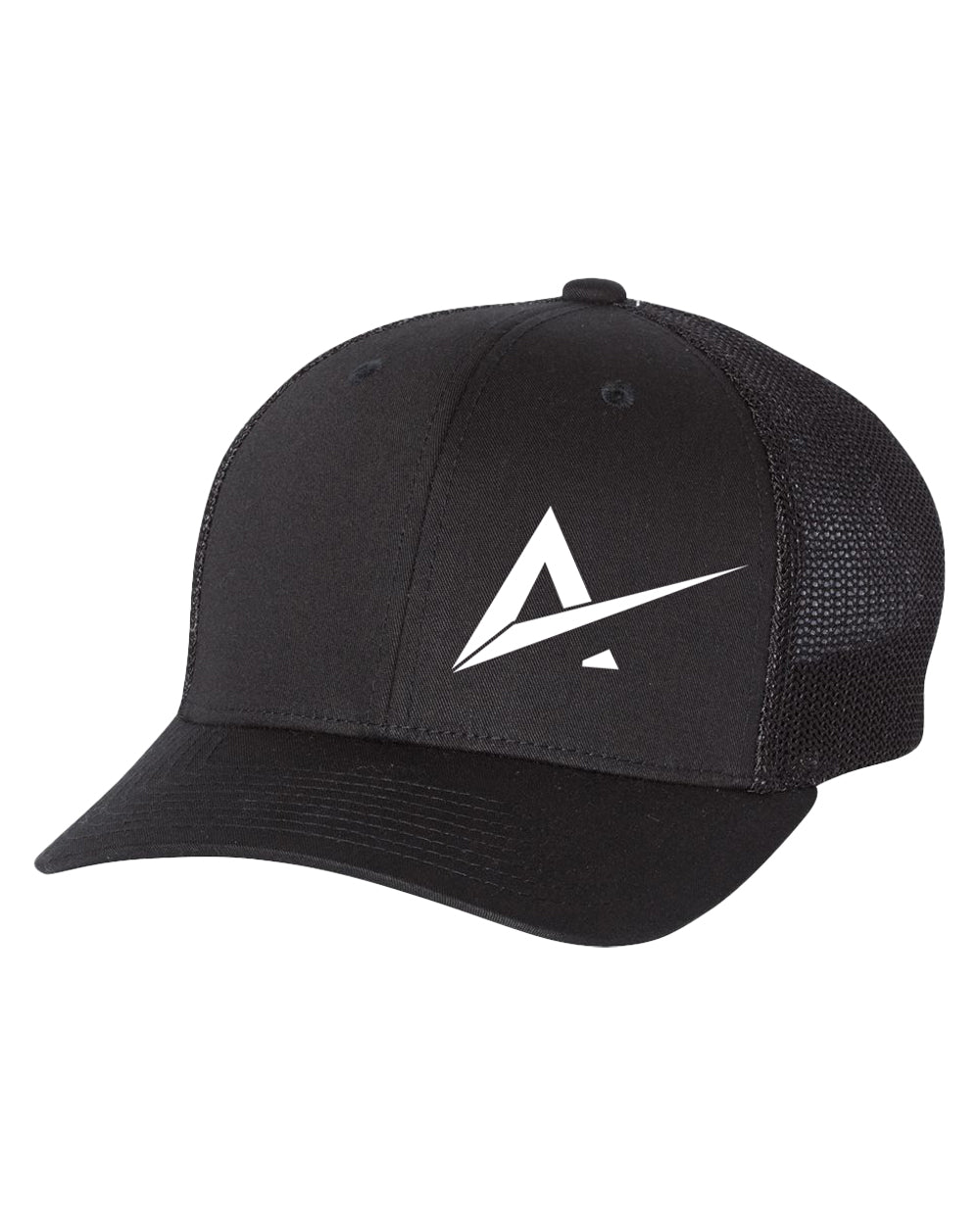 Hat, Black Mesh Back Flexfit - AdrenalineApparel