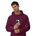 Helmet Unisex eco raglan hoodie - AdrenalineApparel