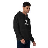Helmet Unisex eco raglan hoodie - AdrenalineApparel