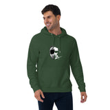 Helmet Unisex eco raglan hoodie - AdrenalineApparel