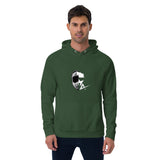 Helmet Unisex eco raglan hoodie - AdrenalineApparel