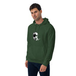 Helmet Unisex eco raglan hoodie - AdrenalineApparel