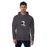Helmet Unisex eco raglan hoodie - AdrenalineApparel