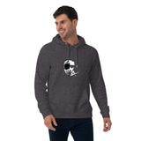 Helmet Unisex eco raglan hoodie - AdrenalineApparel