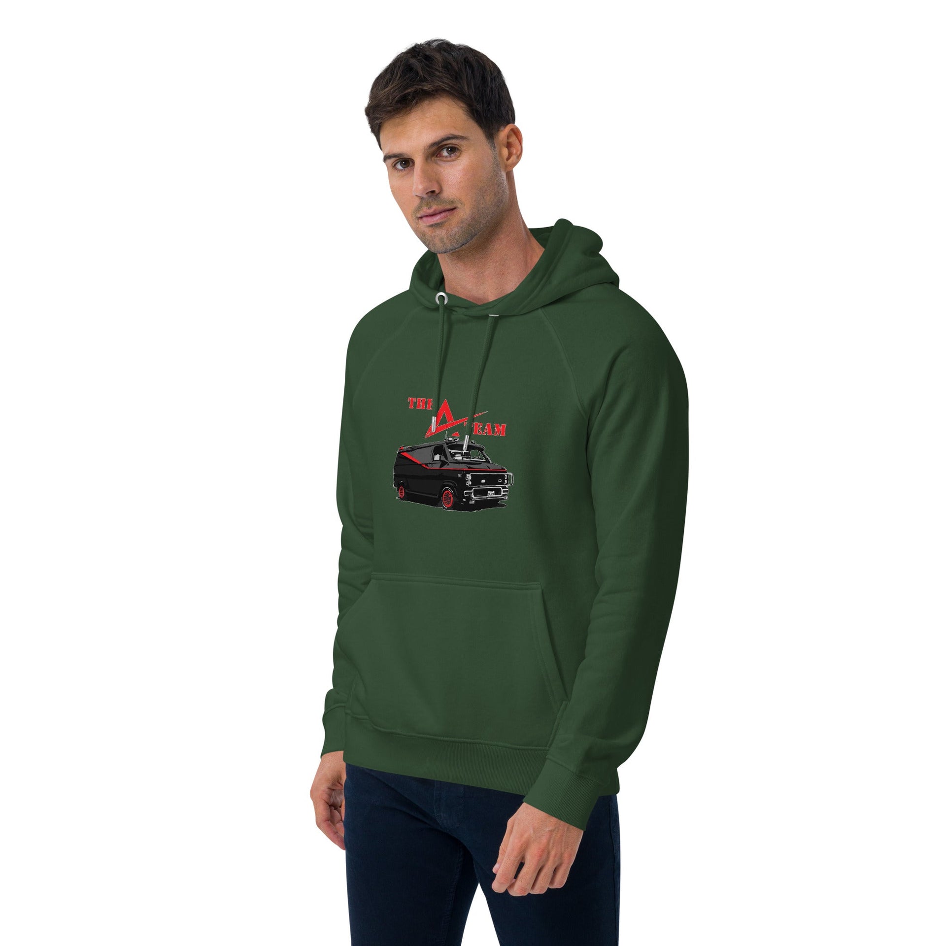 The A Team Unisex eco raglan hoodie - AdrenalineApparel